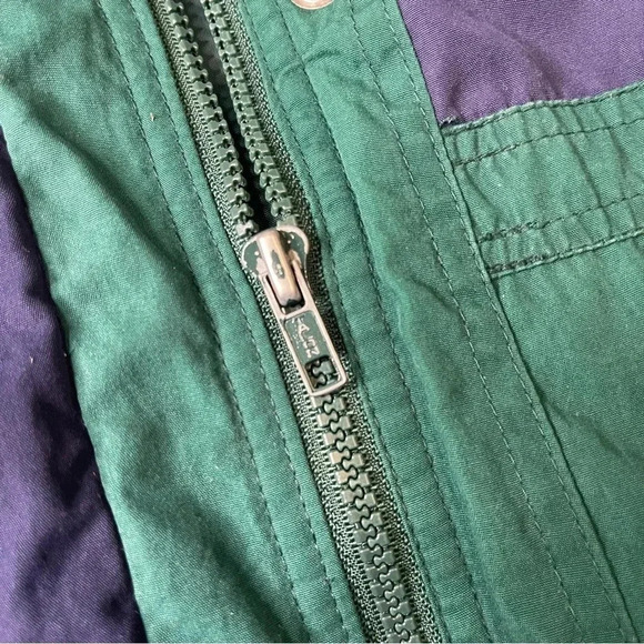 Izzi Vintage 80’s 90’s Western Cowboy Boots Patch Green Purple Jacket Size M - Picture 14 of 16